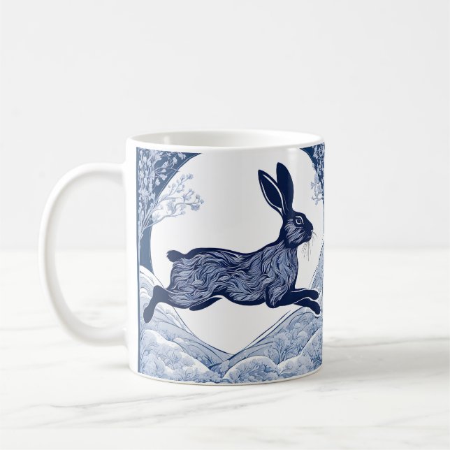Caneca De Café Whispers of Magical Hare, de inverno (Esquerda)