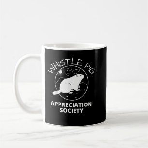 Caneca De Café Whistle Pig Appreciation Society - Groundhog