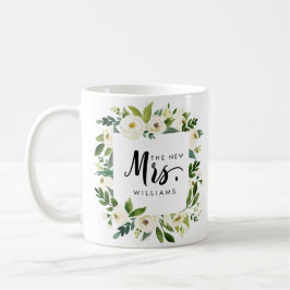 Caneca De Café White Bloom | CASAMENTO DA NOVA SENHORA Typografia