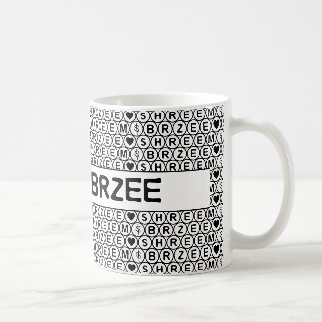 Caneca De Café White Chant Shreem Brzee (Direita)