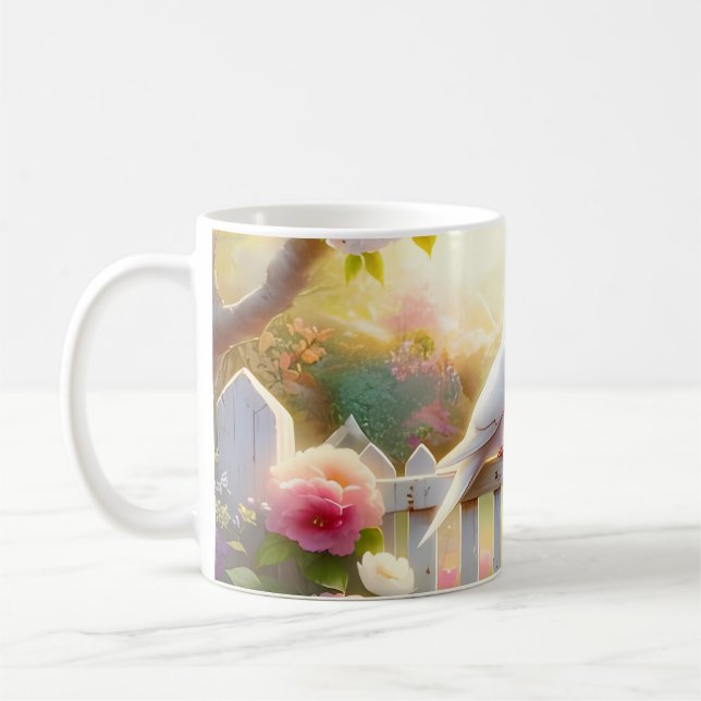 Caneca De Café White Doves Cottage Garden (Esquerda)