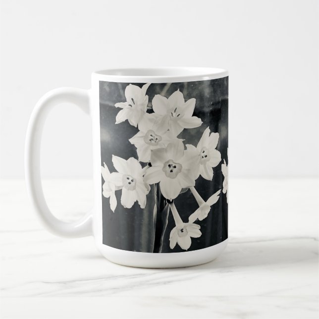 Caneca De Café White flowers (Esquerda)