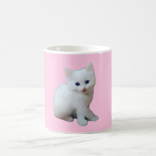 Caneca De Café White Kitten