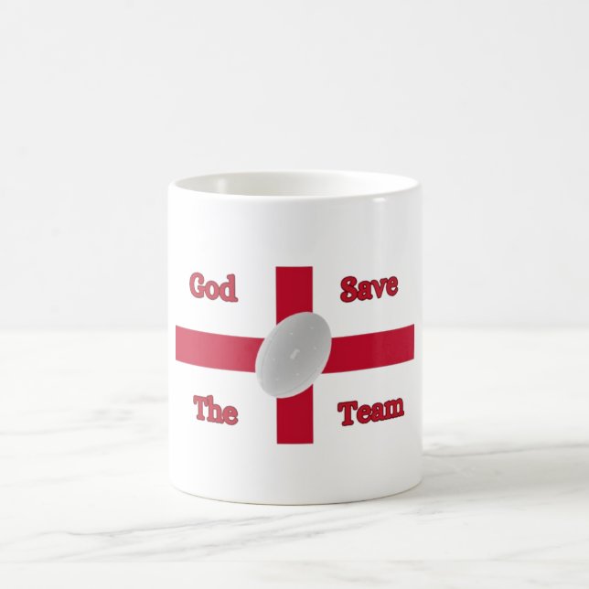 Caneca De Café White Mug Deus Salve O Drinkware Da Equipe (Centro)