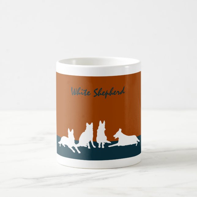 Caneca De Café White Shepherd (Centro)
