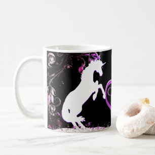 Caneca De Café White Unicorn V (Coloração de abertura)