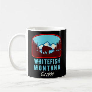 Caneca De Café Whitefish Montana Wild Bear Mountain