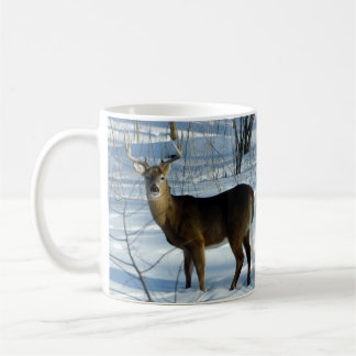 Caneca De Café Whitetail Deer (Winter)