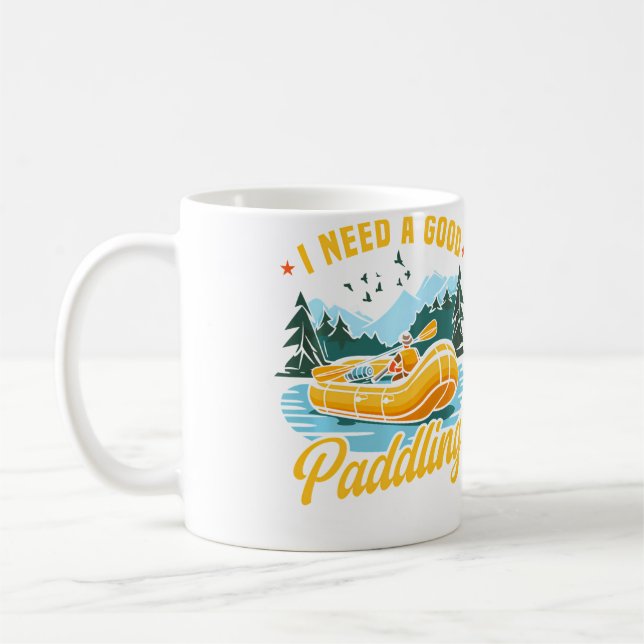 Caneca De Café Whitewater Rafting (Esquerda)