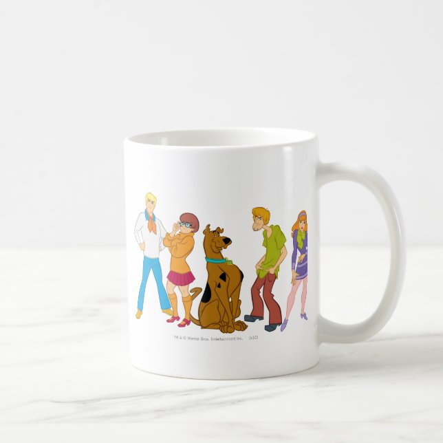 Caneca De Café Whole Gang 15 Mystery Inc (Direita)