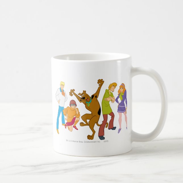 Caneca De Café Whole Gang 16 Mystery Inc (Direita)