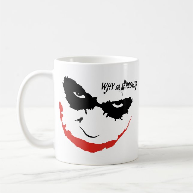 Caneca De Café Why So Serious? (Esquerda)