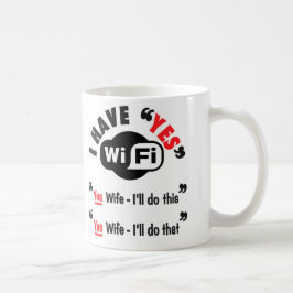 Caneca De Café Wi-Fi Mug