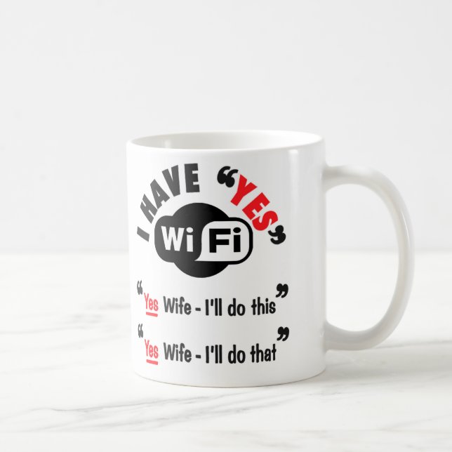 Caneca De Café Wi-Fi Mug (Direita)