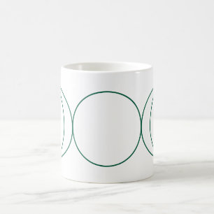 Caneca De Café Wiccan - Símbolo Line Art Mug