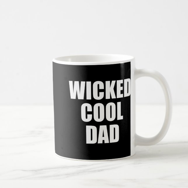 Caneca De Café Wicked Cool Dad Boston Machusetts Accen  (Direita)