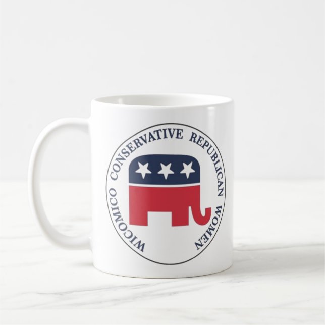 Caneca De Café Wicomico Conservador Republicano Mug (Esquerda)