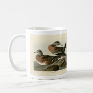 Caneca De Café Widgeon Americano das Aves da América de Audubon
