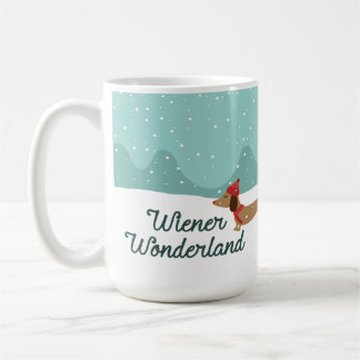 Caneca De Café Wiener Wonderland Dachshund Gift Doxie Pais Mães