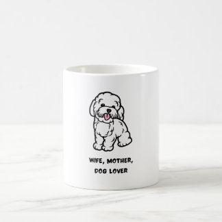 Caneca De Café Wife, mother, dog lover