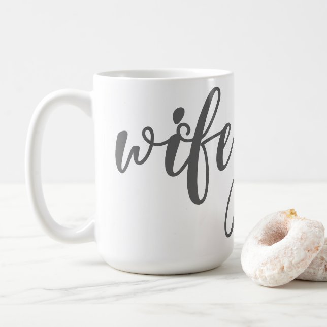 Caneca De Café Wifey Coffee Mug (Com Donut)