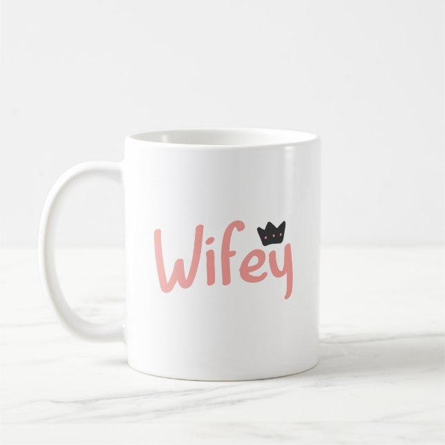 Caneca De Café Wifey Crown (Esquerda)