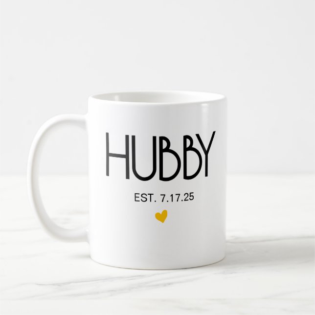 Caneca De Café Wifey Hubby Est Mug Set Casal Mugs Wifey e (Esquerda)