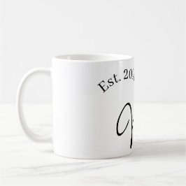 Caneca De Café Wifey red heart est. Year future wife valentine's