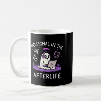 Caneca De Café Wifi Fantasma Pós-Vida Humor Fantasma Boo Hallowee