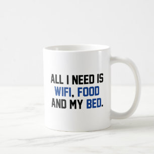 Caneca De Café WifiFoodBed1C