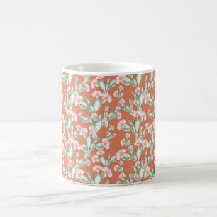 Caneca De Café Wild Cactus Pattern