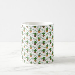 Caneca De Café Wild Cactus Pattern