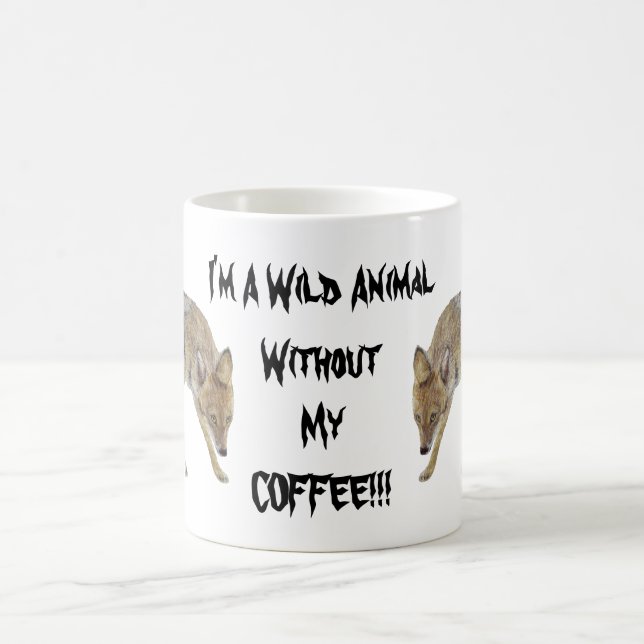 Caneca De Café Wild Coyote (Centro)