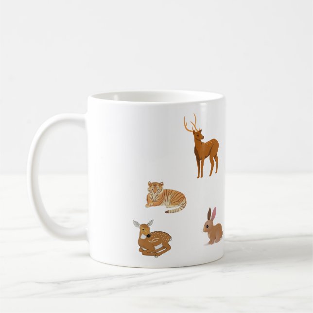 Caneca De Café Wild faces ceramic mug (Esquerda)