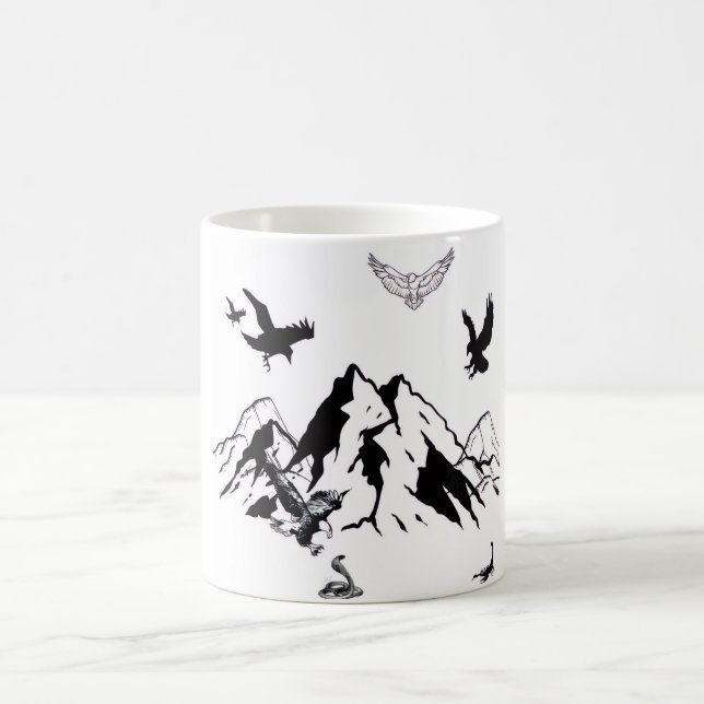 Caneca De Café Wild Mountain Adventure Coffee Mug (Centro)