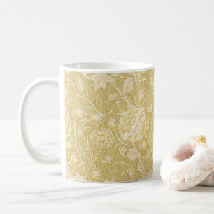 Caneca De Café Wild Tulips por William Morris, Vintage Flowers Ar