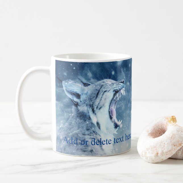 Caneca De Café Wildcat na neve (Com Donut)