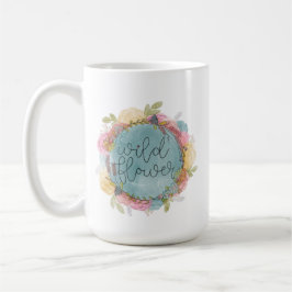 Caneca De Café Wildflower Wreath Floral