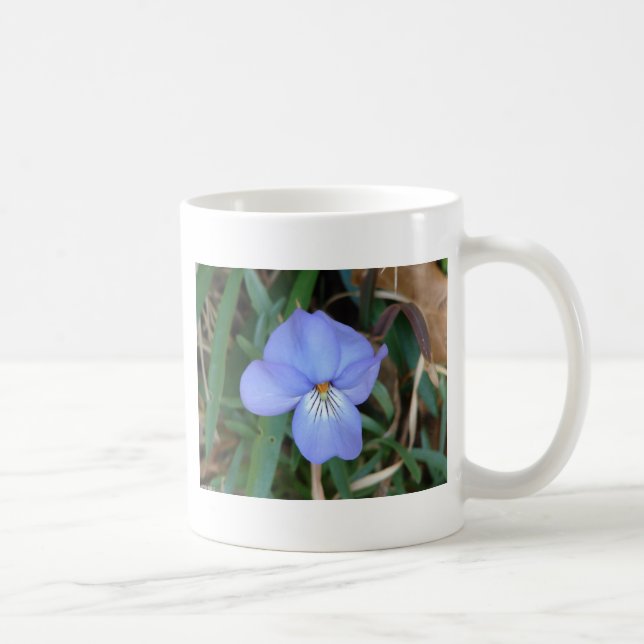 Caneca De Café WildFlowers Birds-Foot Violet IV Hot Primaveras Pr (Direita)