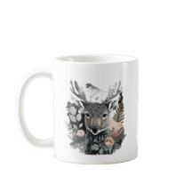 Wildlife Lovers Bird e Deer Mug