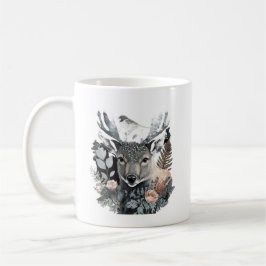 Caneca De Café Wildlife Lovers Bird e Deer Mug