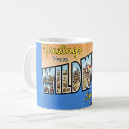 Caneca De Café Wildwood NJ Vintage Postcard Mug
