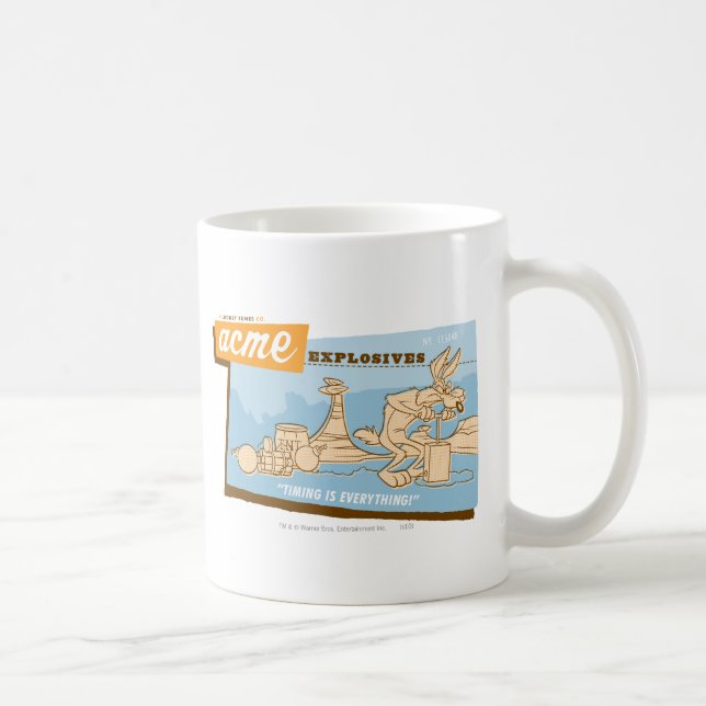 Caneca De Café WILE E. COYOTE™ Acme Explosivos 2 (Direita)