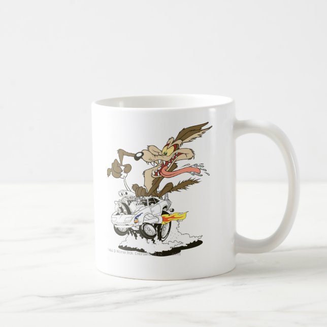Caneca De Café WILE E. COYOTE™ Motorista Louco (Direita)