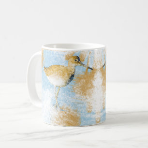 Caneca De Café Willet Shorebird Art