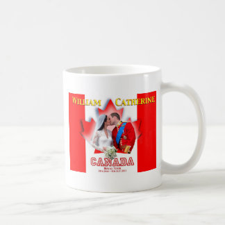 Caneca De Café William & Catherine Canada Royal Tour Comemorativo