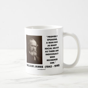 Caneca De Café William James citações sociais de muitos autos