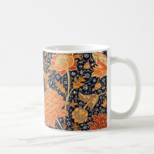 Caneca De Café William Morris Cray Floral Art Nouveau Pattern