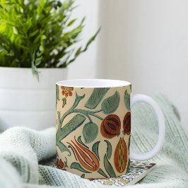 Caneca De Café William Morris Fall Floral, Jardim de Algodão ingl