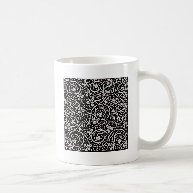Caneca De Café William Morris Grapevine Vine Leaf Patterno (Direita)